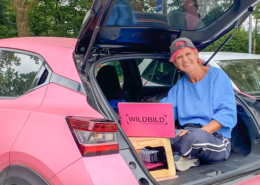 Arbeitsplatz im Auto