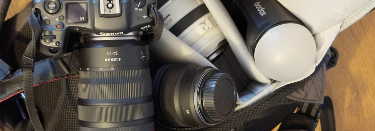 Profiequipment , Fotoausrüstung für den Eventfotograf,